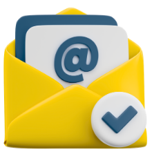 blue mail letter